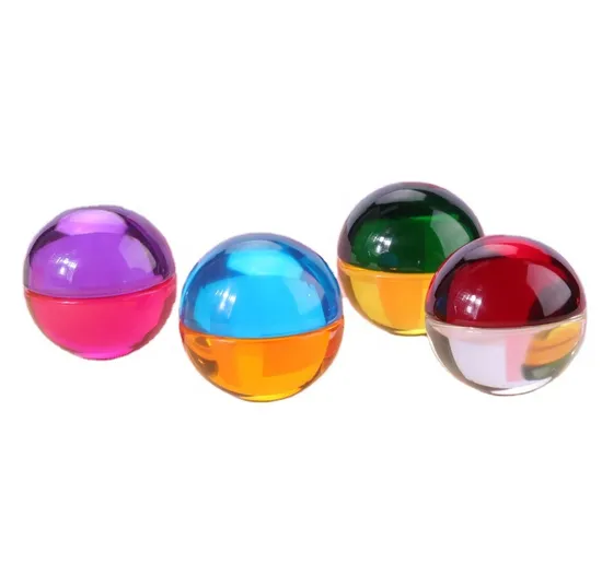 Massive Halbkugel aus Acryl/Plexiglas (Cabochon)